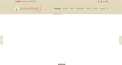 Desktop Screenshot of lacasadiriccardo.com